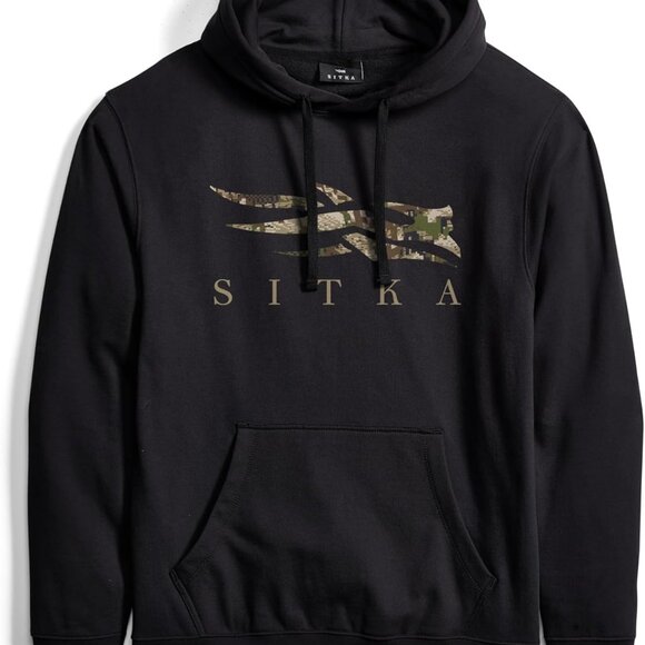 Men's Classic Black Subalpine Pullover Hoody - Comfort-Focused Outdoor Gear